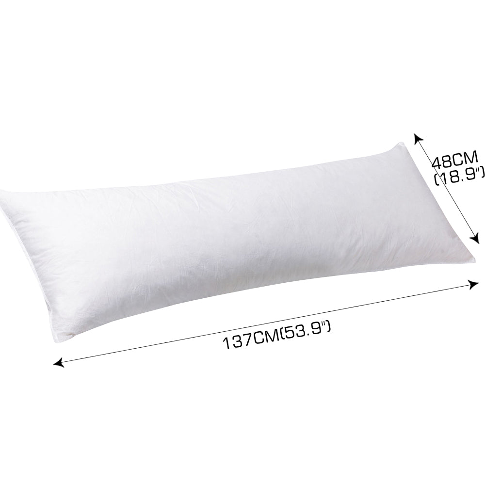Body Full Long Pillow Luxury Slip Cotton Maternity Pregnancy 137cm Black