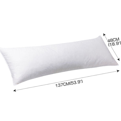 Body Full Long Pillow Luxury Slip Cotton Maternity Pregnancy 137cm Black