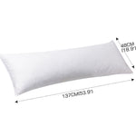 Body Full Long Pillow Luxury Slip Cotton Maternity Pregnancy 150cm White