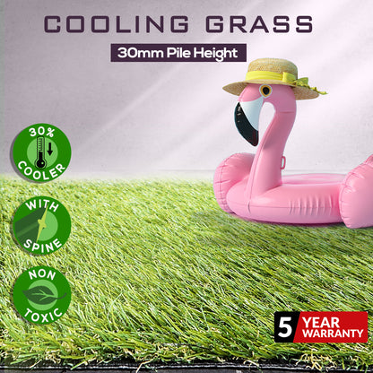 Artificial Grass Pin Green Plant 30mm