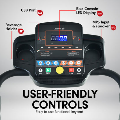Foldable Treadmill Home Gym Cardio Walk Machine V25