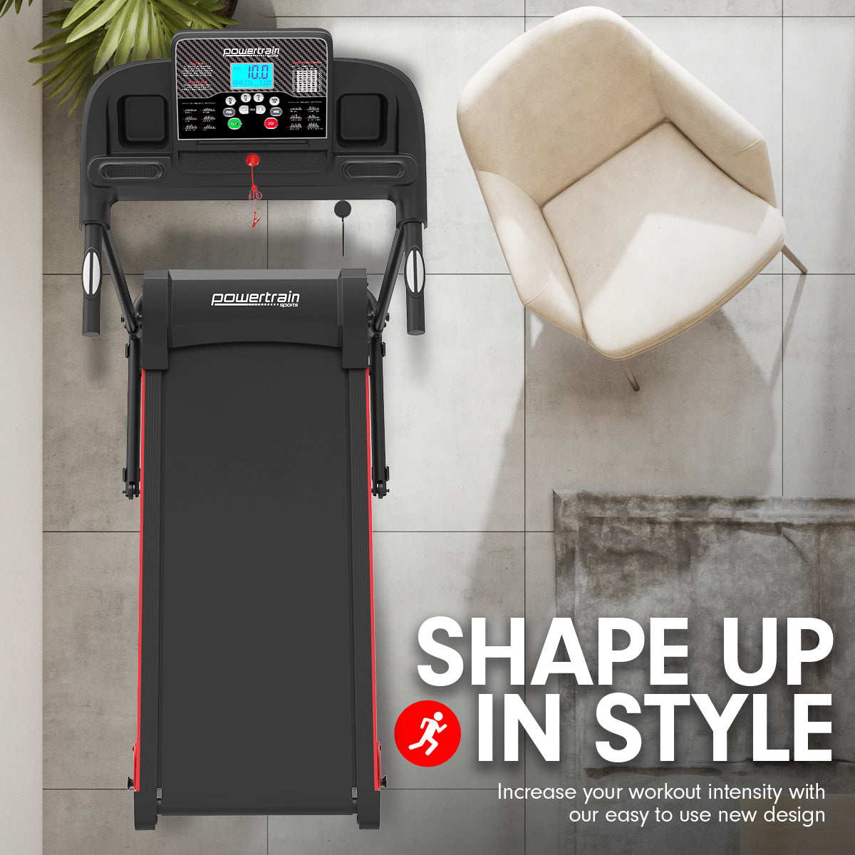 k100 electric treadmill cardio machine