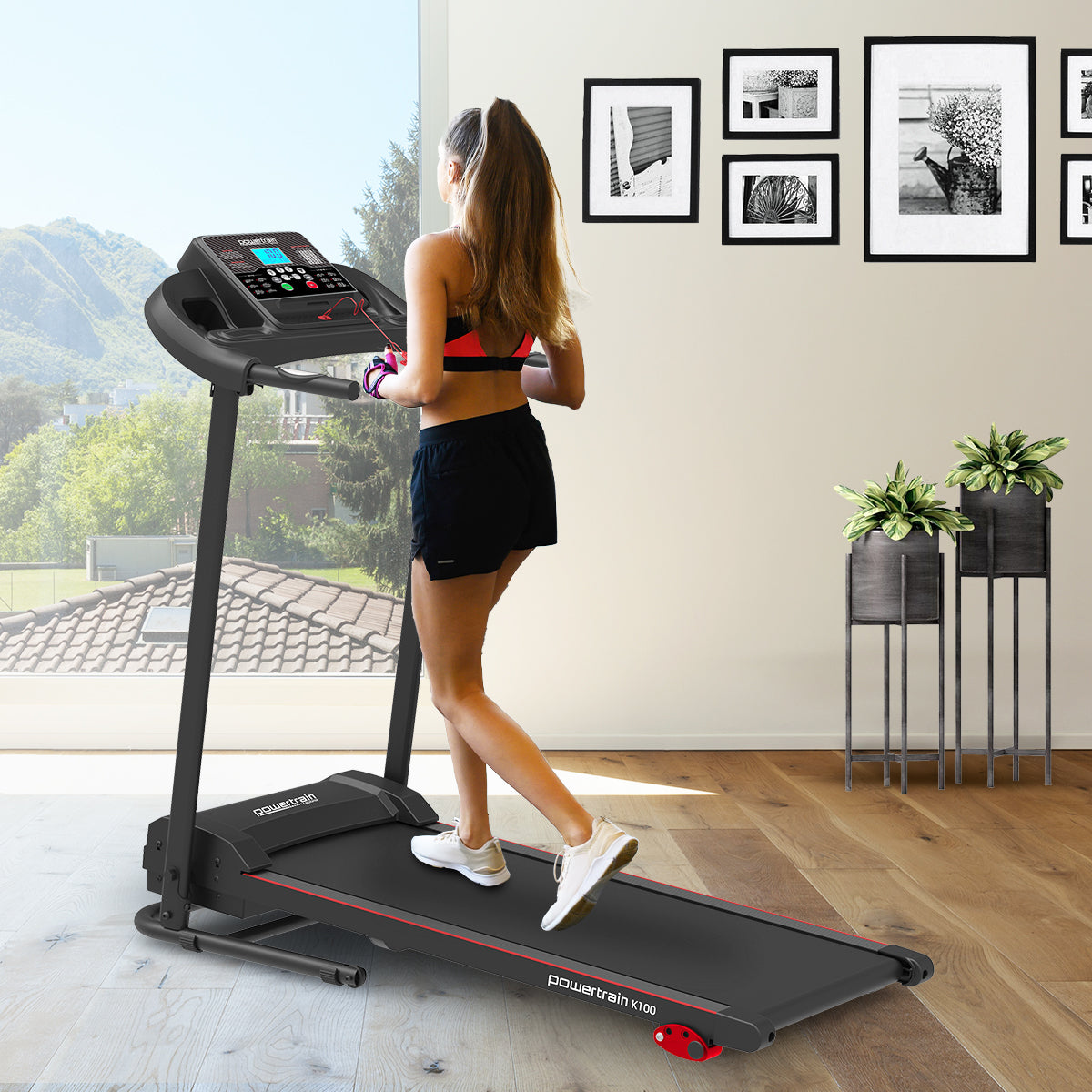k100 electric treadmill cardio machine