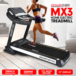 Mx3 treadmill performance home gym cardio