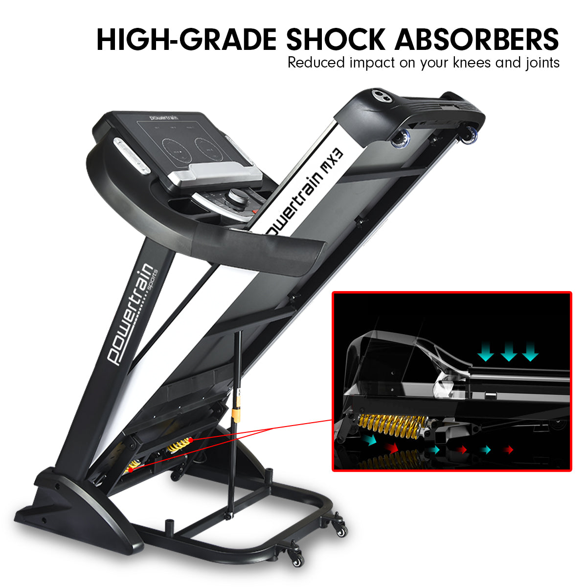 Mx3 treadmill performance home gym cardio