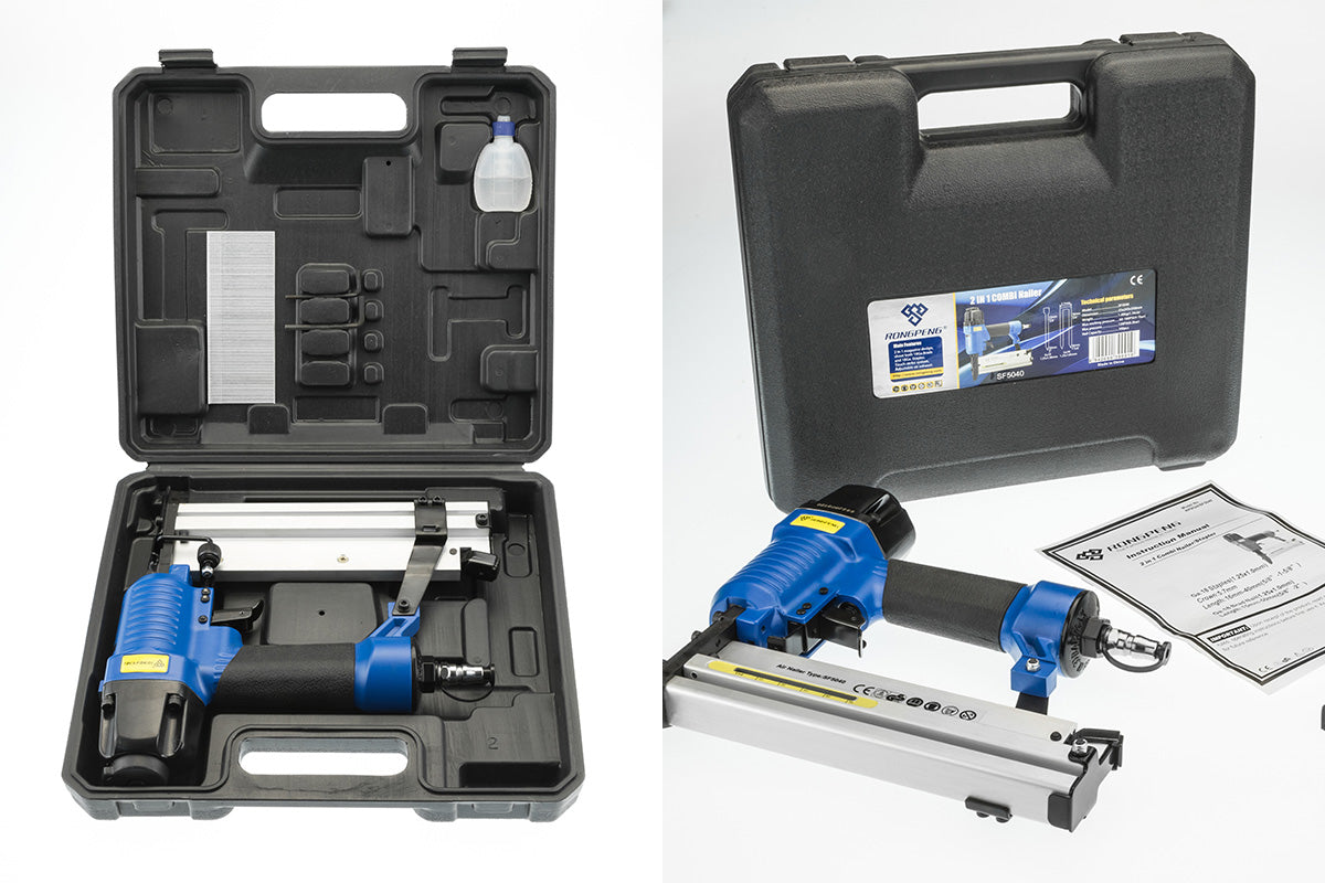 Brad Nail Stapler Combo Nailer Air Tool Gun