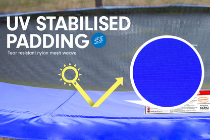 Trampoline 10 ft  Roof - Blue