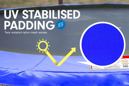 Trampoline 8 Ft  Roof - Blue