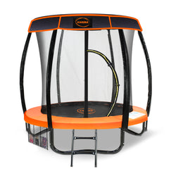 Trampoline 6ft with Roof Cover - Orange