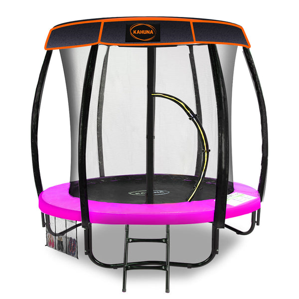  Trampoline 6ft with Roof - Pink
