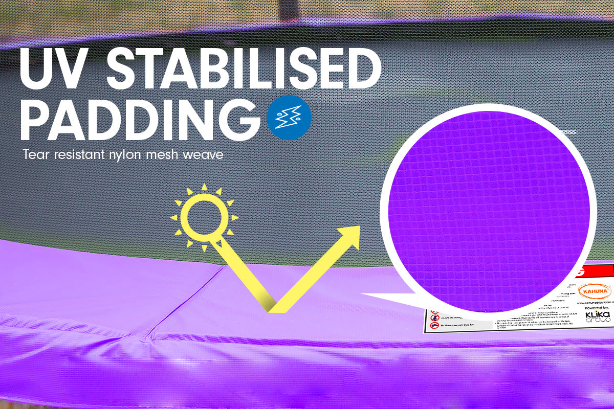 Trampoline 6ft with  Roof Cover - Purple
