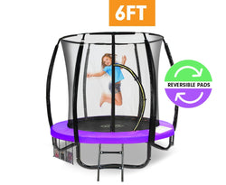 Kahuna Classic 6ft Trampoline Reversible Pad Purple Green