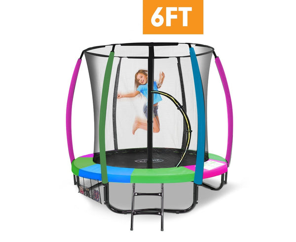 Kahuna 6 ft Trampoline with Rainbow Safety Pad