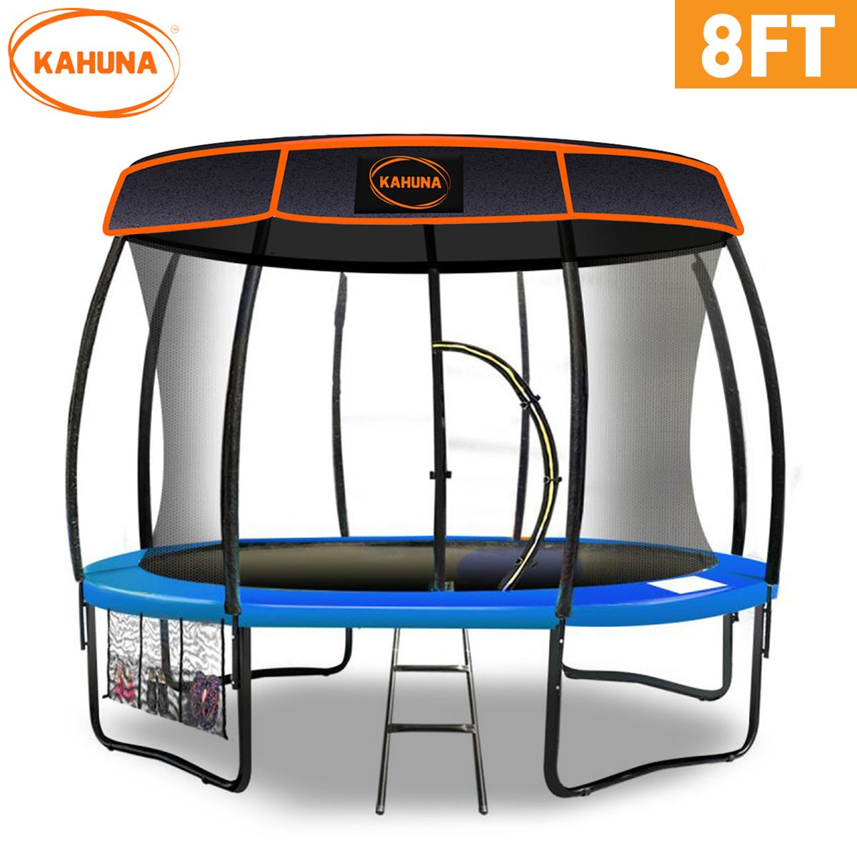 Trampoline 8 Ft  Roof - Blue
