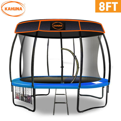 Trampoline 8 Ft  Roof - Blue