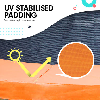Trampoline 10 ft with Roof - Orange