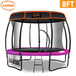 Trampoline 8 Ft With Roof - Pink