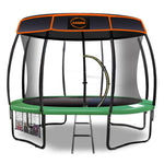 Trampoline 12 ft with Roof-Green