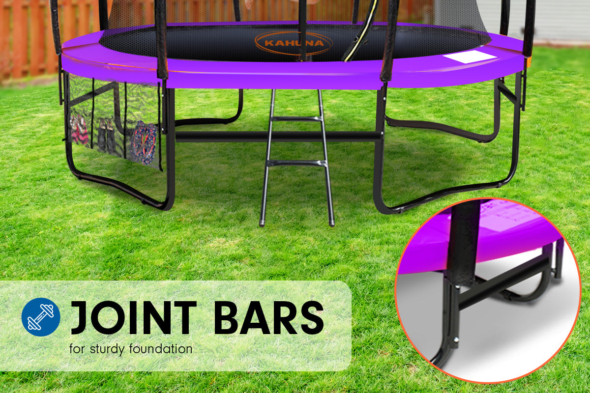 Trampoline 6ft with  Roof Cover - Purple