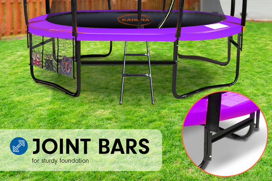 Trampoline 6ft with  Roof Cover - Purple
