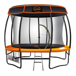Trampoline 10 ft with Roof - Orange