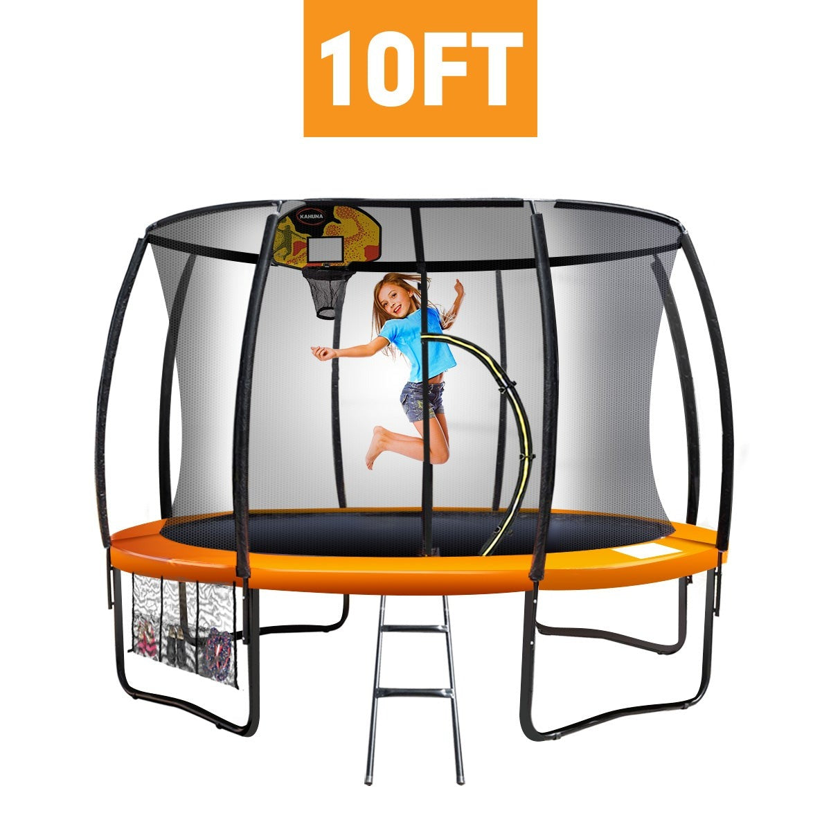 Kahuna Trampoline 10ft with  Basket ball set