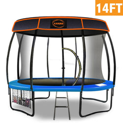 Trampoline 14 ft with Roof - Blue