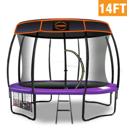Trampoline 14 ft with  Roof - Purple