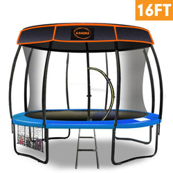 Trampoline 16 ft with Roof - Blue