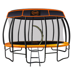 Trampoline 14 ft with  Roof- orange