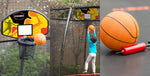Kahuna Trampoline Pro 10ft - Reversible pad, Emoji Mat, Basketball Set