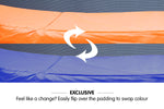 Reversible Trampoline Spring Safety Pad - Orange/Blue