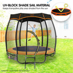 8Ft Removable Twister Trampoline Roof Shade Cover