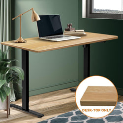 Transform Your Office Space with a Stylish Oak Standing Desk Table Top (120cm)