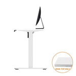 Transform Your Office Space with a Stylish White Standing Desk Table Top (120cm)