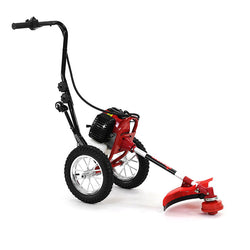 Yukon 52cc Wheeled Petrol Garden Line Trimmer Brush Cutter