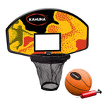 Trampoline Basketball Backboard Hoop Set