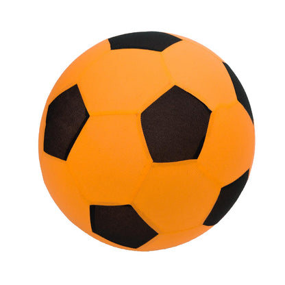Trampoline Inflatable Football Play Ball Kids Soft Soccer- Orange