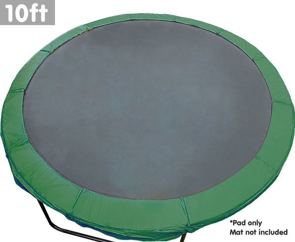  Trampoline 10ft Replacement Pad Outdoor Round Spring Cover Green