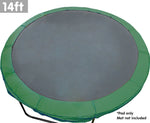 Trampoline 14Ft Replacement Outdoor Round Spring Pad Cover - Green