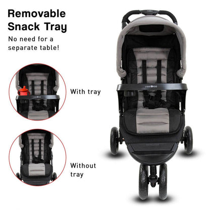 Veebee 3-wheel navigator stroller - fauna