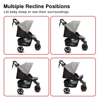 Veebee 3-wheel navigator stroller - fauna