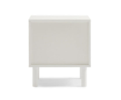 Versatile bedside table in White/Maple