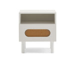 Versatile bedside table in White/Maple