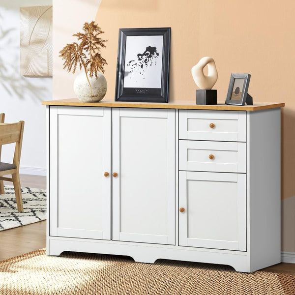  Versatile Buffet Sideboard: Hallway Storage with 2 Drawers and 2 Cabinets