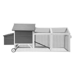 Versatile Chicken Coop and Rabbit Hutch Combo: Spacious Shelter for Pets