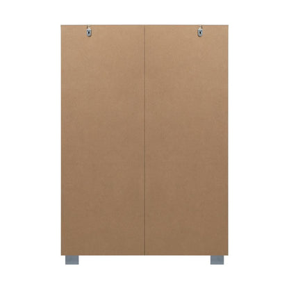 Versatility of the Shoe Cabinet Shoe Rack Footwear Storage-Natural beige\White