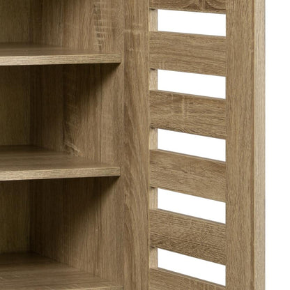 Versatility of the Shoe Cabinet Shoe Rack Footwear Storage-Natural beige\White