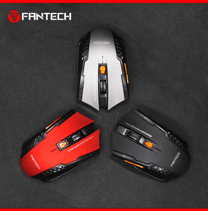 Wireless Gaming Mouse Red