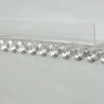 Wall-Mounted Jewelry Organizer with Display Shelf and 13 Hooks